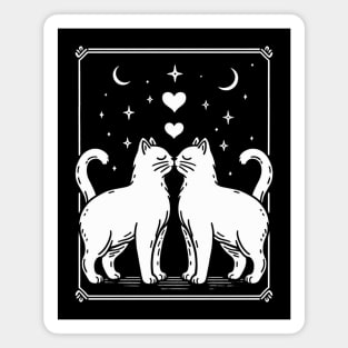 Starry Kiss: Cats in Love Magnet